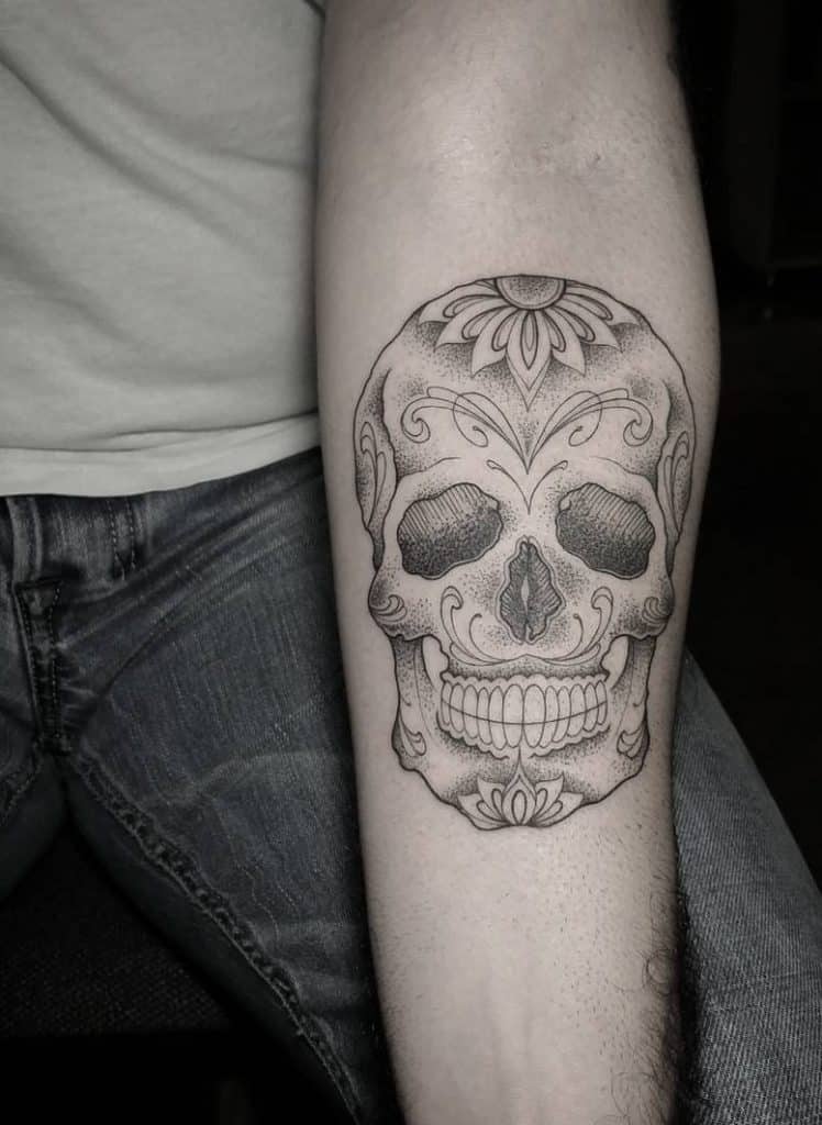 Sugar Skull Tattoo for Men