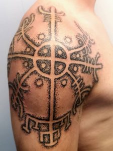 Sun Cross Tattoo