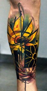Sunflower Tattoo for Men
