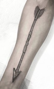 Arrow Tattoo on Forearm