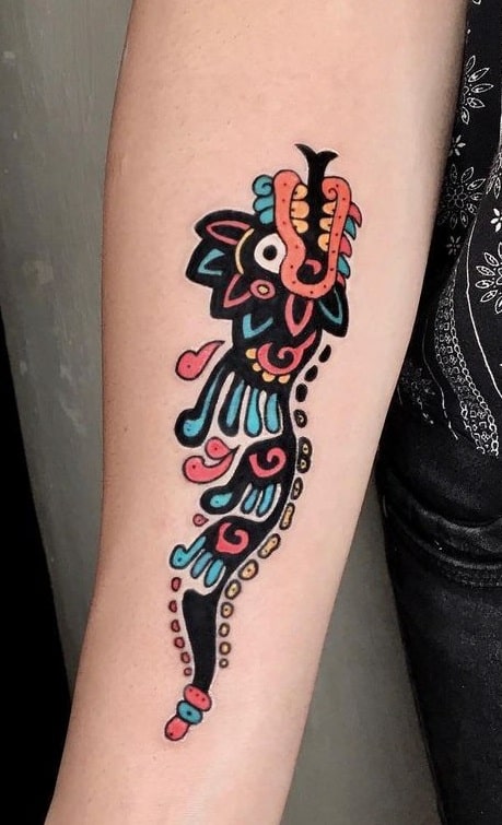 Feathered Serpent Tattoo