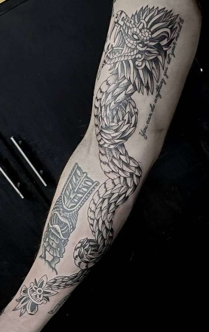 70+ Quetzalcoatl Tattoos: Meanings, Tattoo Designs & More