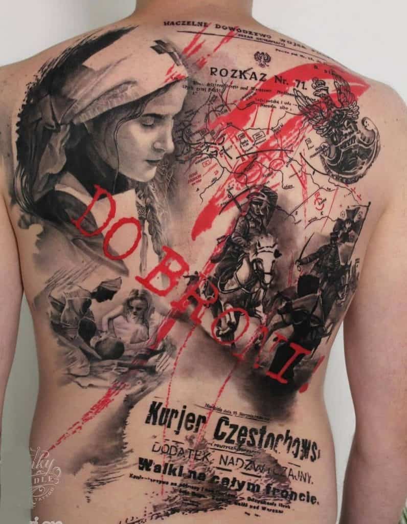 Trash Polka Tattoos