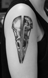 Crow Skull Tattoo