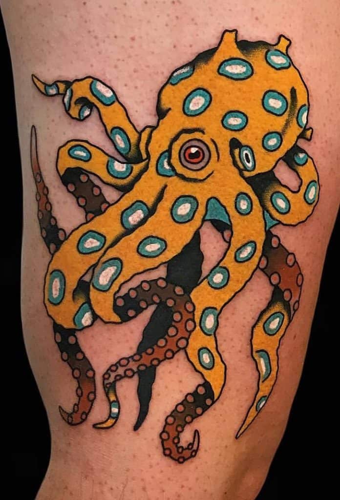 Blue-ringed Octopus Tattoo