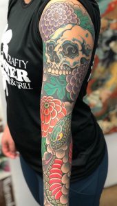 Japanese Skull Tattoo