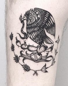 Mexican Eagle Tattoo