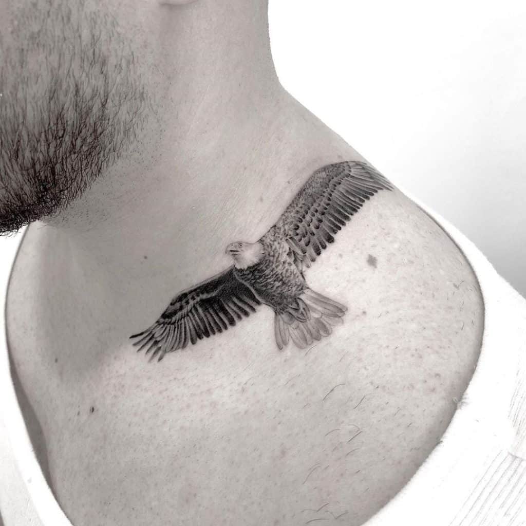 Small Bald Eagle Tattoo