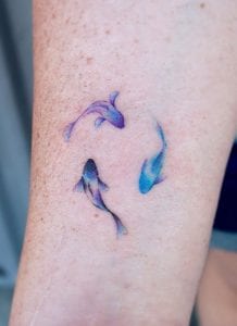 Three Koi Fish Tattoo