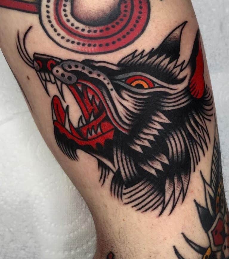 50+ Traditional Wolf Tattoos: Meanings, Tattoo Designs & Placement