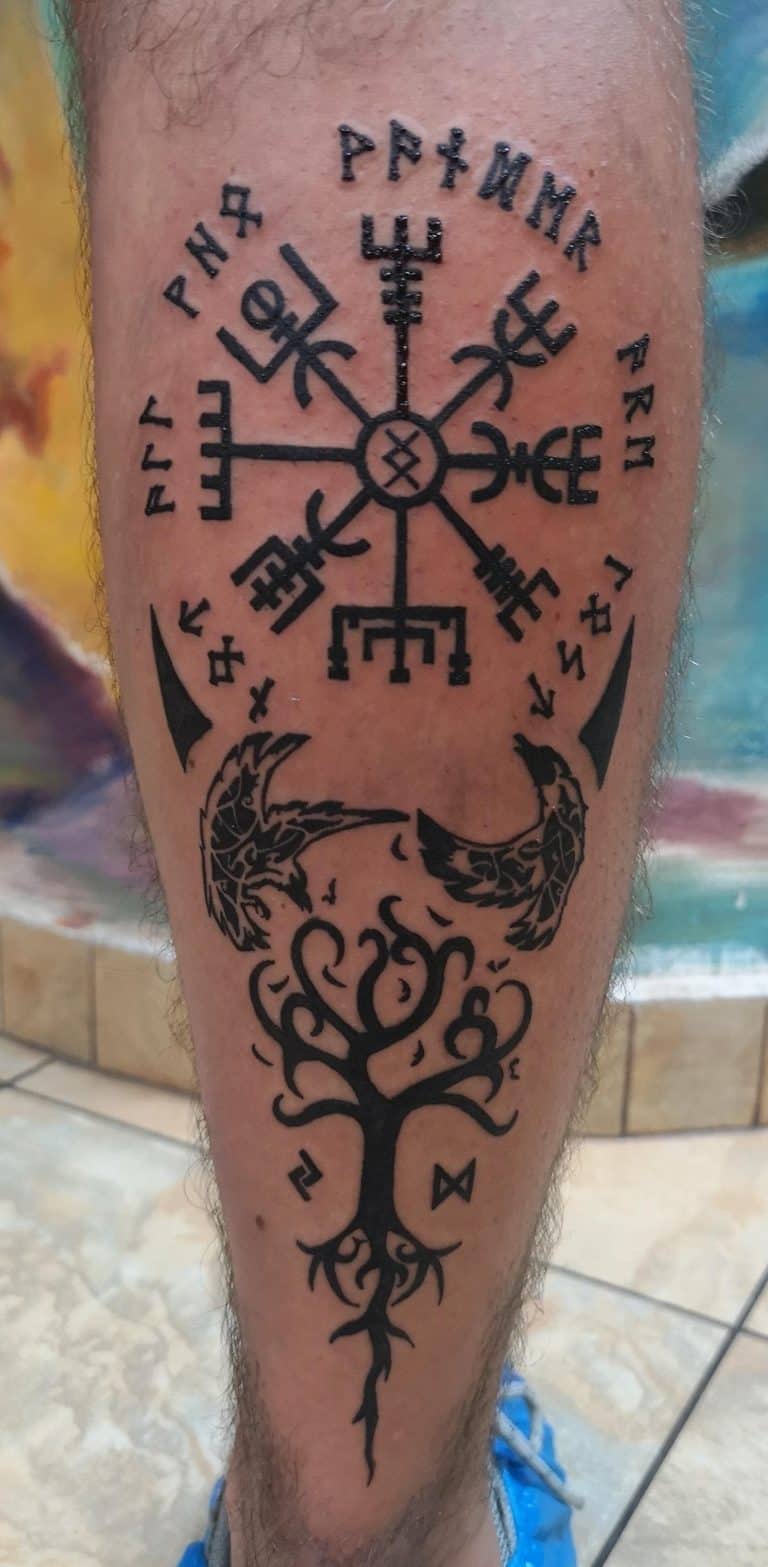 40+ Viking Compass Tattoos: Meanings, Placement & More
