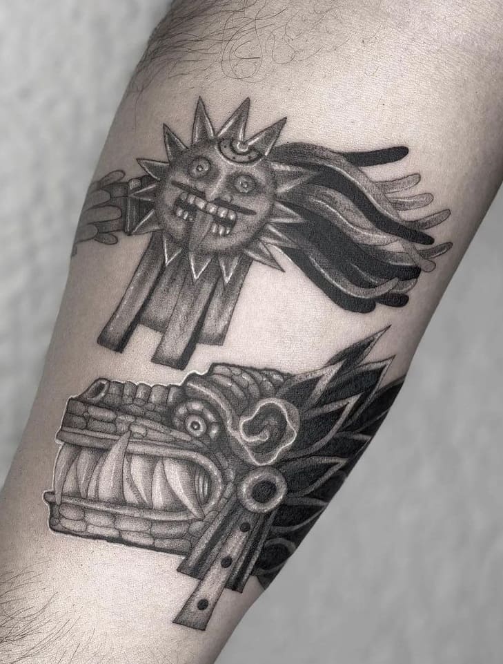 Aztec tattoos with meaning