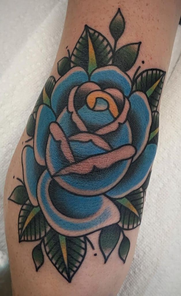Blue Rose Tattoos: Meanings, Tattoo Designs & Placement