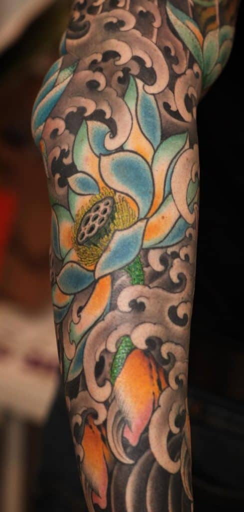 Japanese Lotus Tattoo