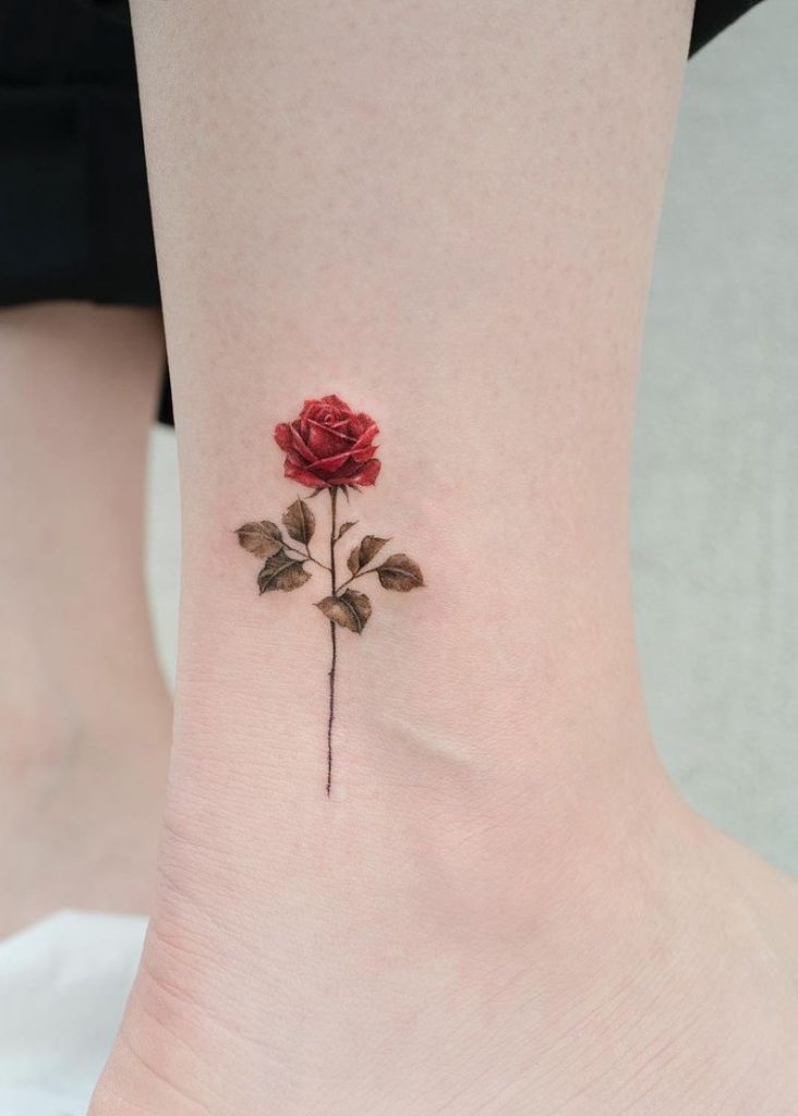 Red Roses Tattoo / 75 Lovable Red Rose Tattoos And Designs With ...
