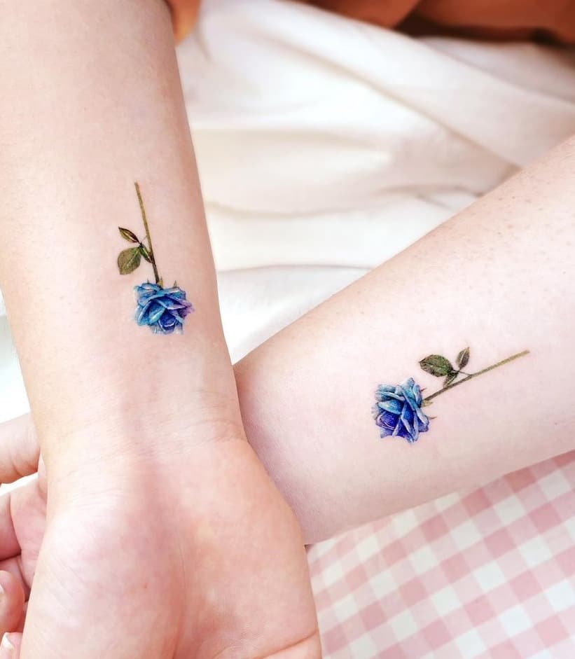 Rose Wrist Tattoos