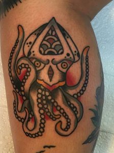 Traditional Octopus Tattoo