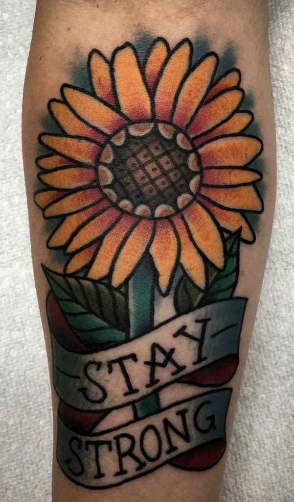 Traditional Sunflower Tattoos: Meanings, Tattoo Ideas & More