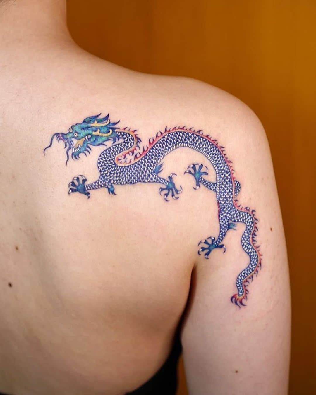 Top 82 minimalist dragon tattoo  ineteachers