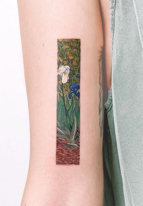 Frame Flower Tattoo