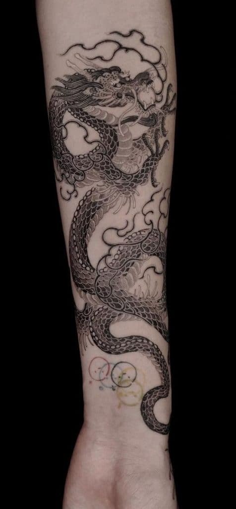 Korean Dragon Tattoo