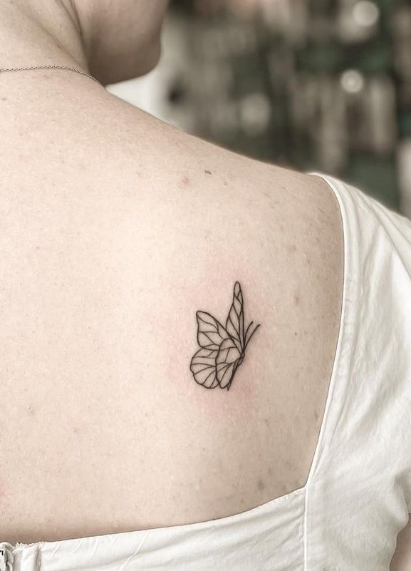 30+ Simple Butterfly Tattoo Ideas