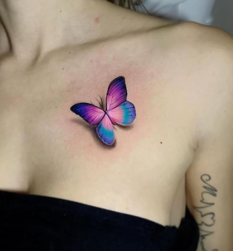 20+ 3D Butterfly Tattoo Ideas