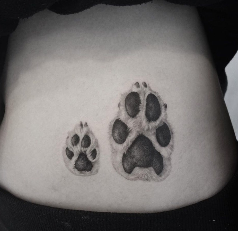 Cat Paw Tattoo