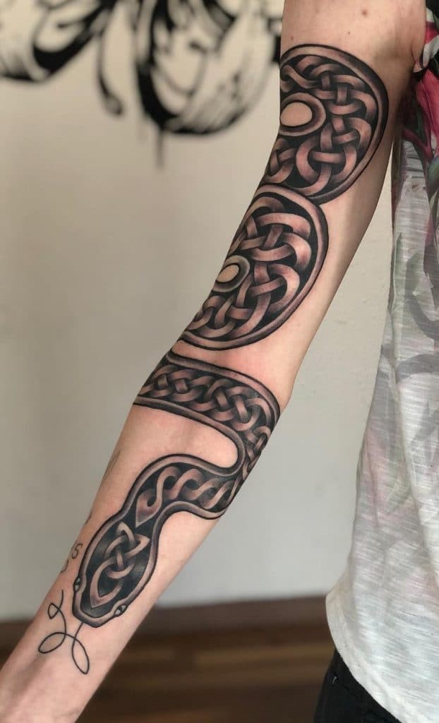 Celtic Snake Tattoo