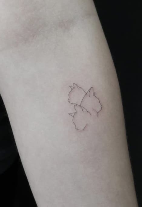 Simple Cat Tattoo