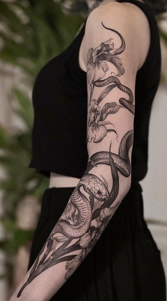 Snake Tattoo Sleeve