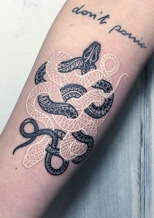 White Snake Tattoo