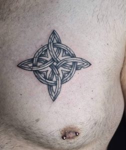 Celtic Four-Cornered Knot Tattoo