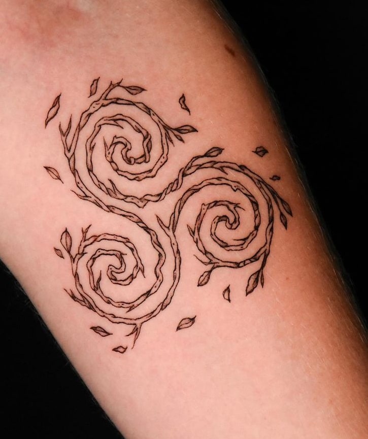 Celtic Spiral Knot Tattoo