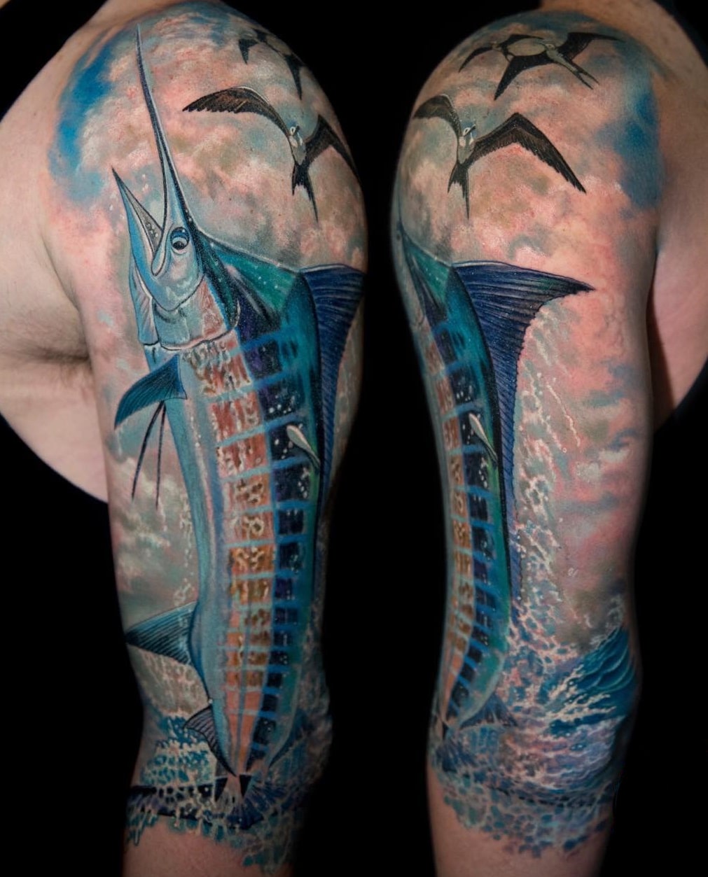 Blue Marlin Tattoo Ideas & Meanings