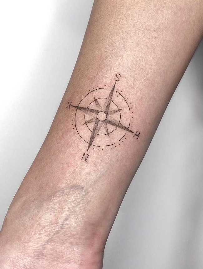  Compass Rose Tattoo