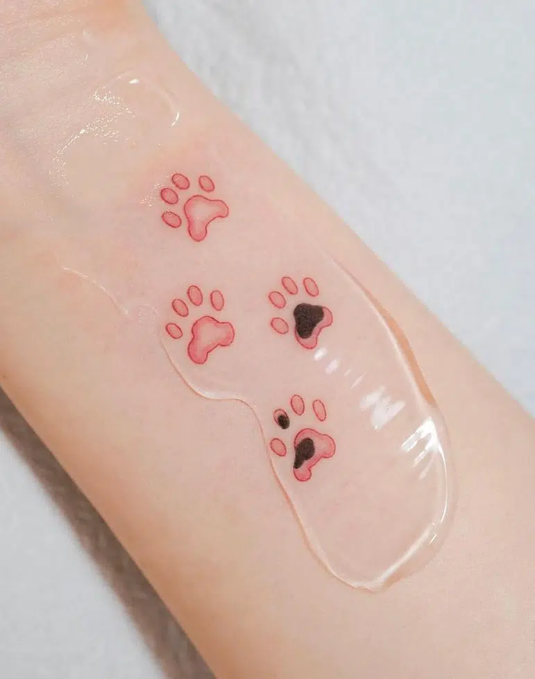 Kutya Mancs Tetoválás