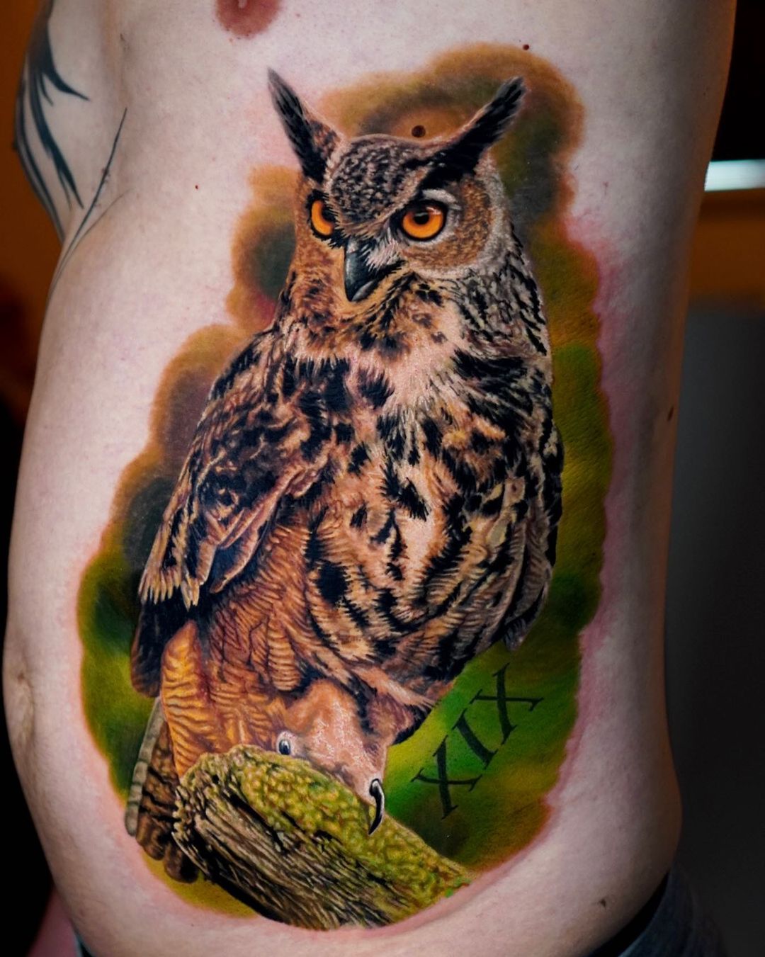 Great horned owl tattoo meaning