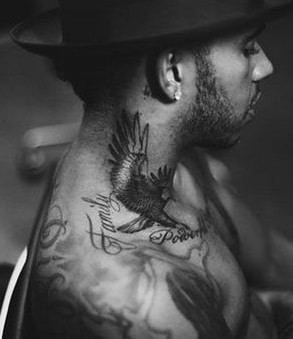 Lewis Hamilton's Eagle Tattoo