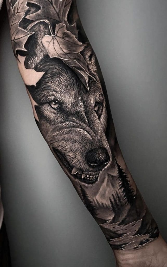 Lone Wolf Tattoo 