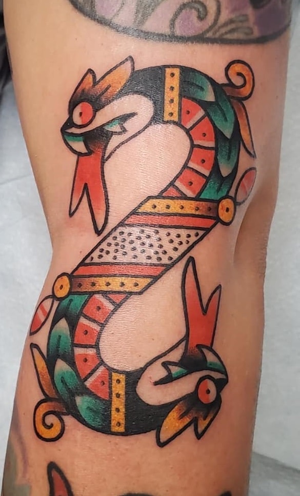 Double-Headed Serpent Tattoo