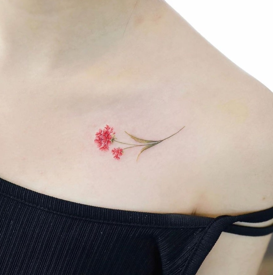 Small Flower Tattoo 