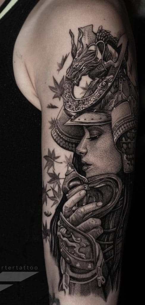Lady Samurai Tattoo