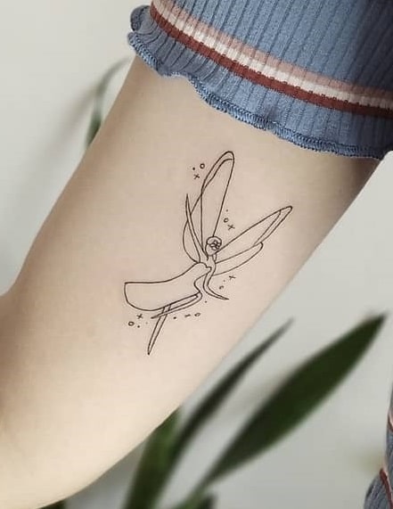 Simple Fairy Tattoo 