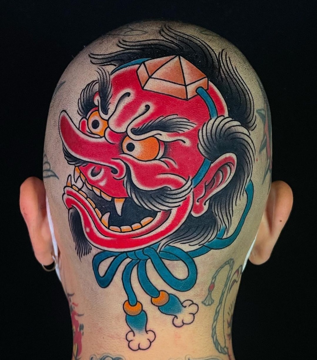 Tengu Mask Tattoos Origins Meanings  Tattoo Designs