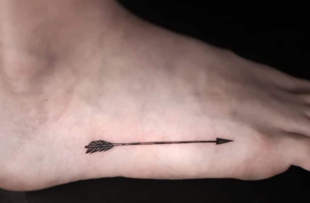 Arrow Foot Tattoo