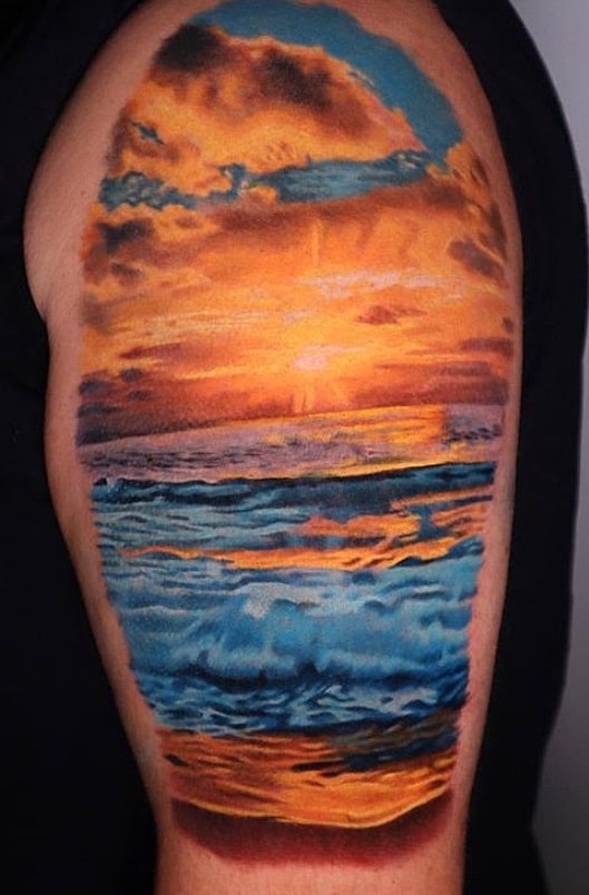Beachscape Tattoo
