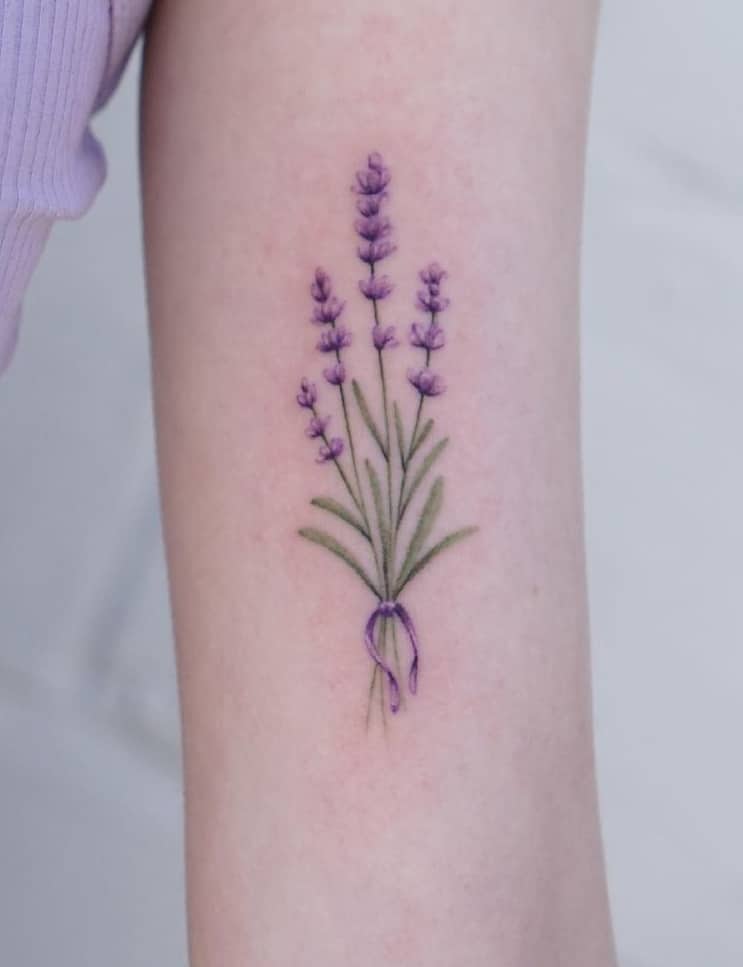 Bundle of Lavender Tattoo