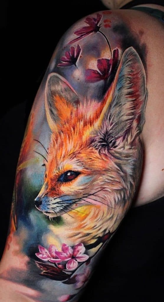 Fennec Fox Tattoo