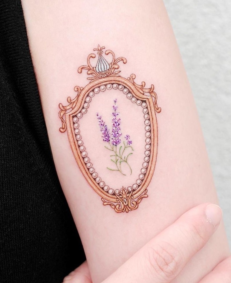 11 Meaningful Lavender Tattoos: Be Positive And Join The Trend!